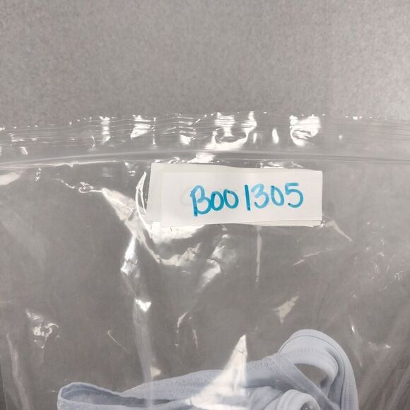 Zyia Active Tank Top Womens XL Light Blue Bra Racerback Stretch Layered 2-in-1 - Picture 12 of 12